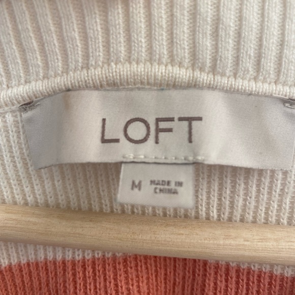 Loft Rainbow Striped Sweater - Picture 2 of 2